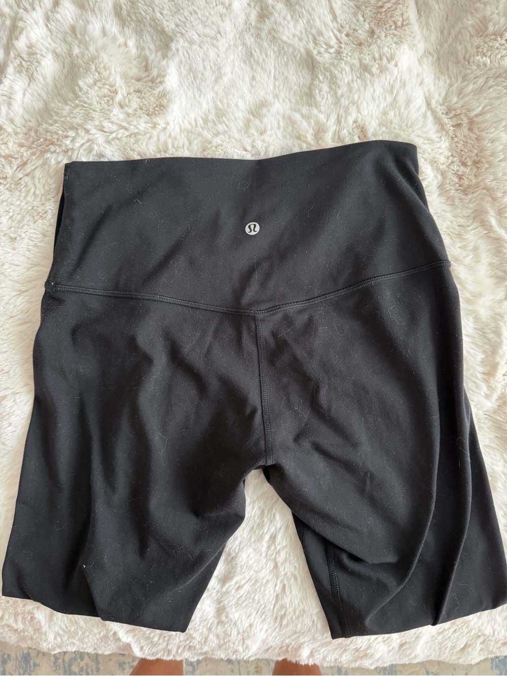 lululemon athletica Girls' Black High-Rise Bike leggings